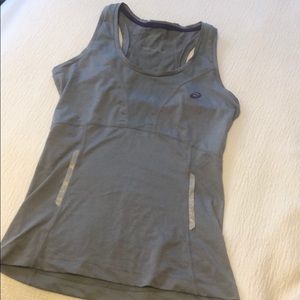 ASICS motiondry racerback stretch tank
